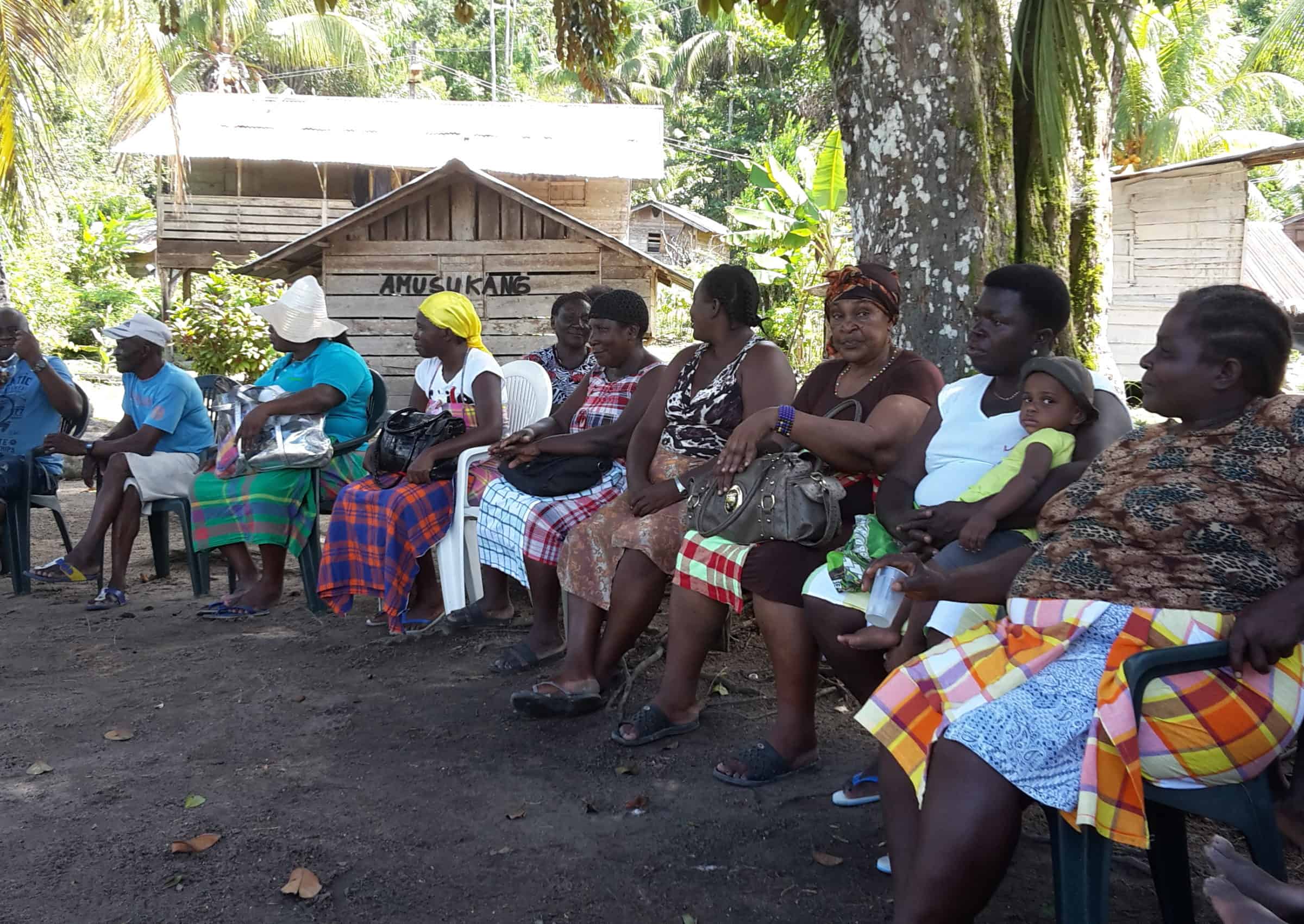 Suriname locals gold mining in suriname community